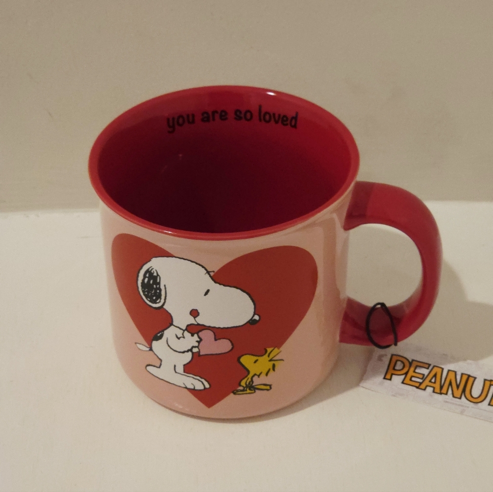 Peanuts valentines day coffee mug. You Are So Loved mug